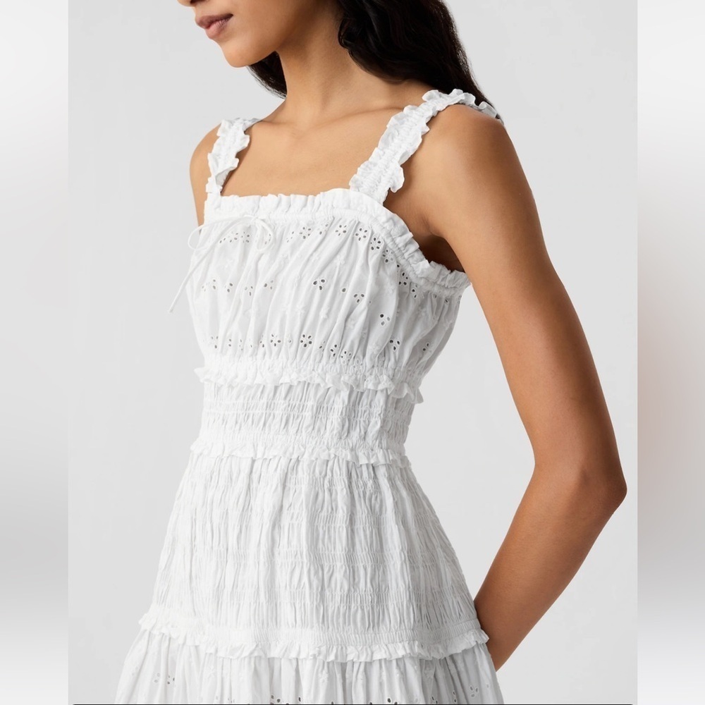 DÔEN x Gap Eyelet dress in White - Picture 3 of 16
